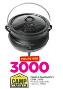 Camp Master Panela Tamanho 3 com 3 Pés