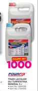Powafix Thiner Lacquer ou Turpentina Mineral-5ltr cada