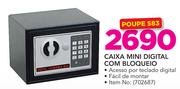 Caixa Mini Digital Com Bloqueio