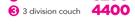 Gommagomma Benson 3 Division Couch