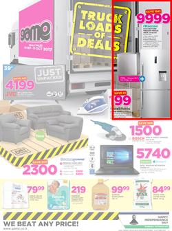 Game Lesotho : Truck Loads Of Deals (28 Sep - 11 Oct 2017), page 1