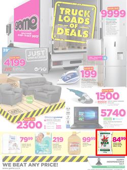 Game Lesotho : Truck Loads Of Deals (28 Sep - 11 Oct 2017), page 1