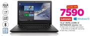 Lenovo 15.6" Intel Core i3 Notebook Ideapad 110