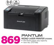 Pantum All In One Mono Laser Printer P2500W