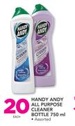 Handy Andy All Purpose Cleaner Bottle Assorted-750ml Each