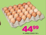 X Large Eggs-30's Per Tray