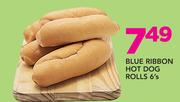 Blue Ribbn Hot Dog Rolls-6's