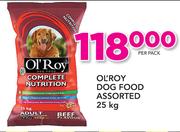OL'Roy Dog Food Assorted-25kg Per Pack