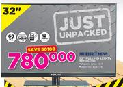 Bruhm 32" Full HD LED TV BFP-32LETW