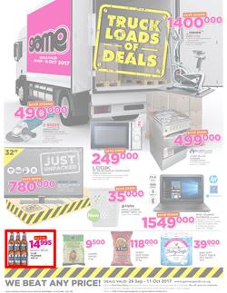 Game Uganda : Truck Loads Of Deals (28 Sep - 11 Oct 2017), page 1