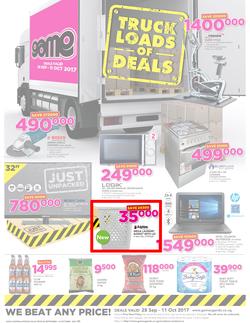 Game Uganda : Truck Loads Of Deals (28 Sep - 11 Oct 2017), page 1