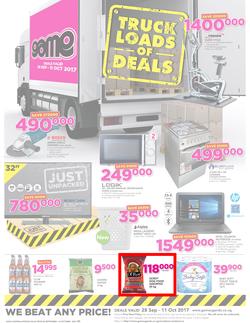 Game Uganda : Truck Loads Of Deals (28 Sep - 11 Oct 2017), page 1