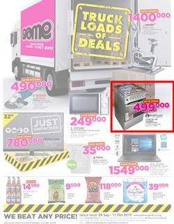 Game Uganda : Truck Loads Of Deals (28 Sep - 11 Oct 2017), page 1