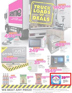 Game Uganda : Truck Loads Of Deals (28 Sep - 11 Oct 2017), page 1