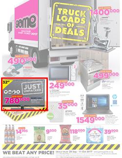 Game Uganda : Truck Loads Of Deals (28 Sep - 11 Oct 2017), page 1