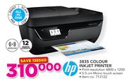 HP All In One 3835 Colour Inkjet Printer