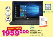 Dell 15.6" Intel Core i3 Bundle 3567