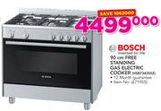 Bosch 90cm Free Standing Gas Electric Cooker HSB734355Z