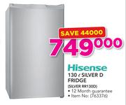 Hisense 130ltr Silver D Fridge
