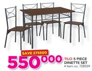 Tilo 5 Piece Dinnette Set