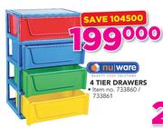 Nuware 4 Tier Drawers