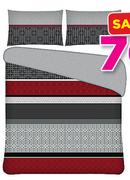 Double Gio Stripe Comforter Set Including Set-Per Set
