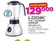 Logik 2 In 1 Blender Grinder RSH-245611-01