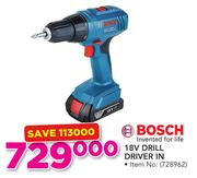 Bosch 18V Drill Driver In