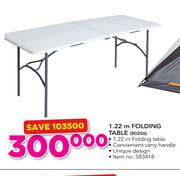1.22m Folding Table