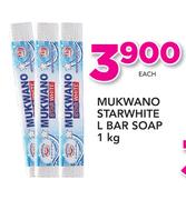 Mukwano Starwhite L Bar Soap-1kg Each