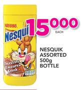Nesquik Assorted Bottle-500g Each