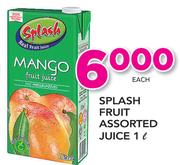 Splash Fruit Assorted Juice-1Ltr