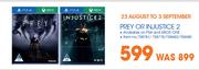 Prey Or Injustice 2-Each