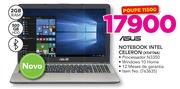 Asus Notebook Intel Celeron X541NA