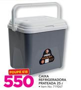 Pride 25Ltr Caixa Refrigeradora Prateada