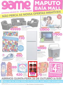 Game Mozambique : Maputo Opening (26 Oct - 29 Oct 2017), page 1
