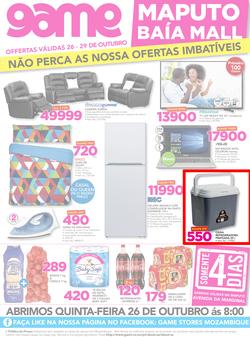 Game Mozambique : Maputo Opening (26 Oct - 29 Oct 2017), page 1