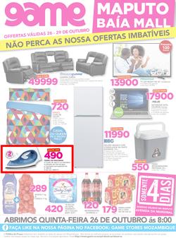 Game Mozambique : Maputo Opening (26 Oct - 29 Oct 2017), page 1