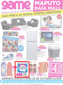 Game Mozambique : Maputo Opening (26 Oct - 29 Oct 2017), page 1