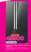 Russell Hobbs 670ltr Geleira Com Portas Laterais Preta Com Vidro