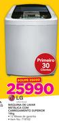 LG 16kg Maquina De Lavar Metalica Com Carregamento Superior 