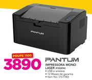 Pantum Impressora Mono Laser P2500W