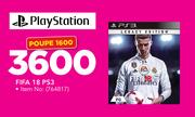 Play Station Fifa 18 PS3