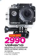 Volkano Máquina De Fotografar Preta Extreme Series 4K VK-10005-BK