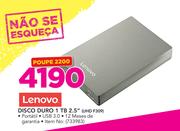 Lenovo Disco Duro 1TB 2.5" UHD F309