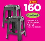 Cenplast Utensilios De Cozinha Pretos-For 2