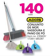Addis Conjunto De Mop, Vassoura e Pano de por- cada