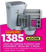 Addis 5 Pecas Jogo De Cozinha Plastico Bigga Bin Com Acessorios