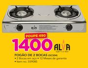 Alva Fogao De 2 Bocas GCS04