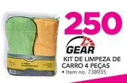 1st Gear 4 Peças Kit De Limpeza De Carro 